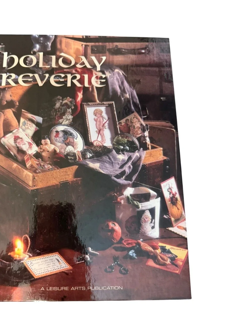 Holiday Reverie & Let Us Pray Cross Stitch Pattern Books by Leisure Arts